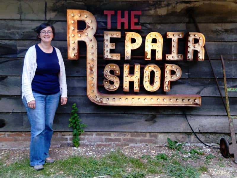 Sarah the basketry expert at The Repair Shop